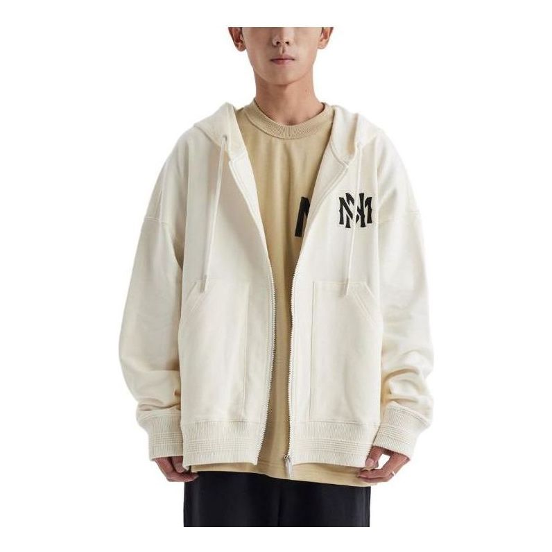 

Куртка Mitchell & Ness Branded Hooded Jacket 'Off White', бежевый