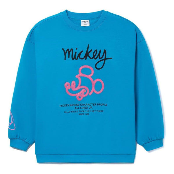 

Толстовка с принтом Микки Мауса Tops x Disney Li-Ning, синий