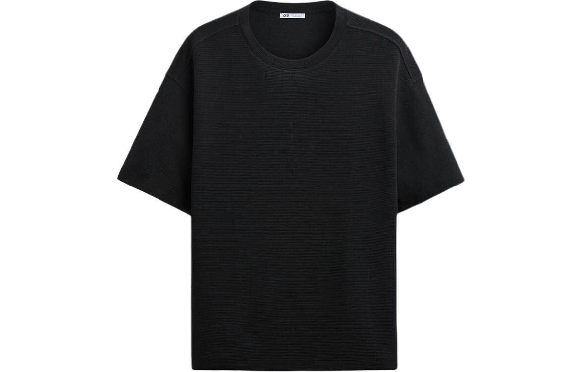 

Футболка мужская черная Zara, черный