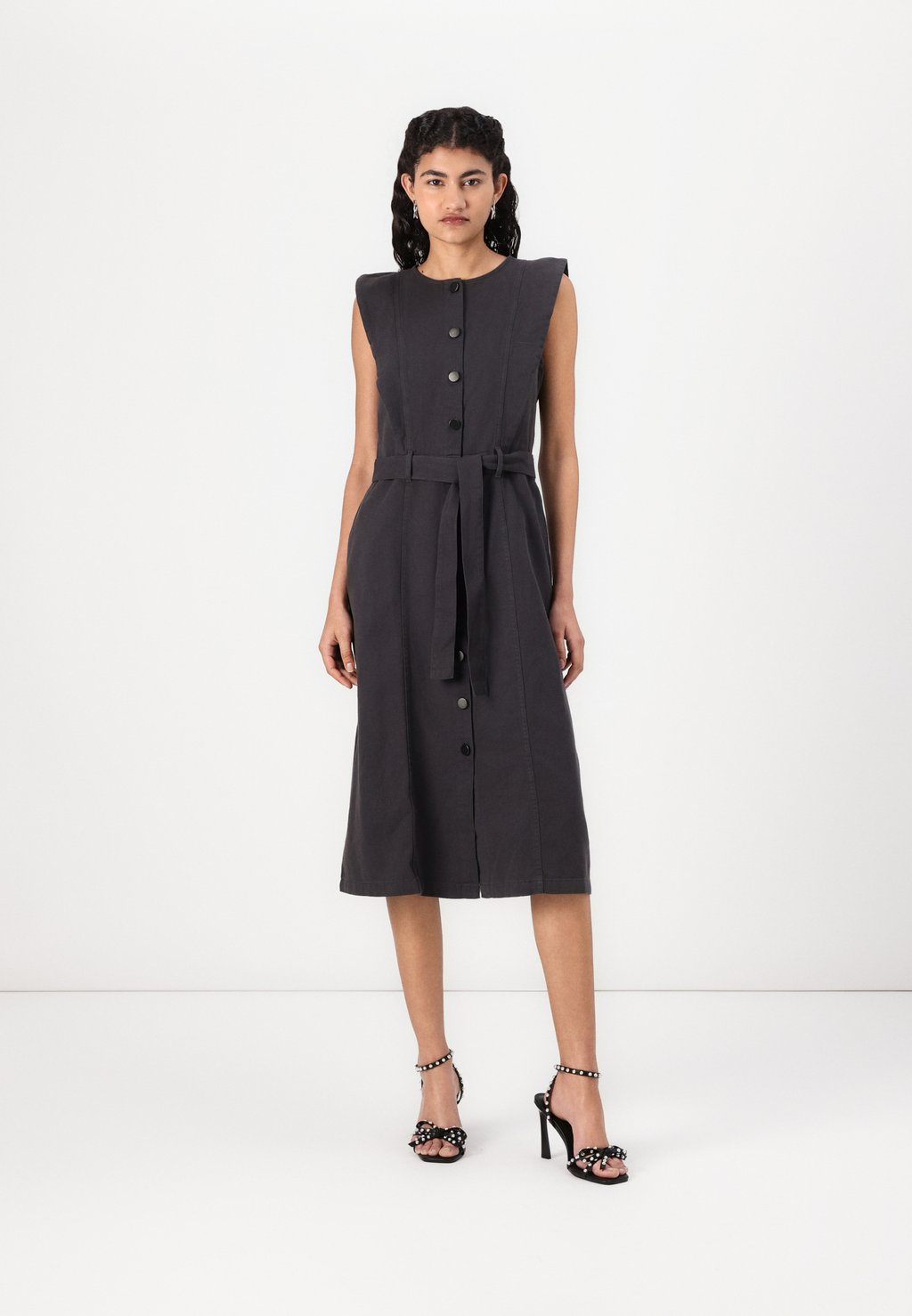 

Джинсовое платье VILUCIANNE O NECK DRESS VILA, черный