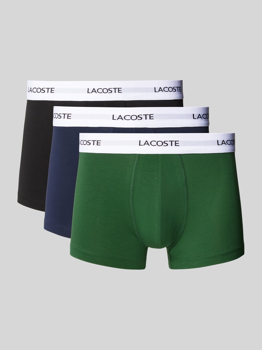 

Трусы-боксеры с эластичным поясом и этикеткой в ​​упаковке 3 шт Lacoste, зеленый