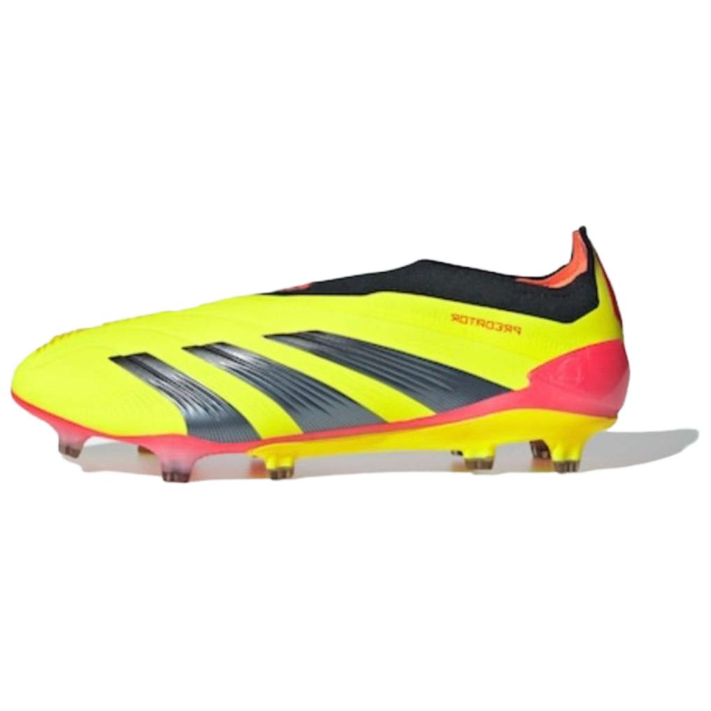 

Adidas Хищник 24 Элит Без шнуровки ФГ Команда Солнечный Желтый Основной Черный Солнечный Красный Желтый Черный, цвет Yellow Black
