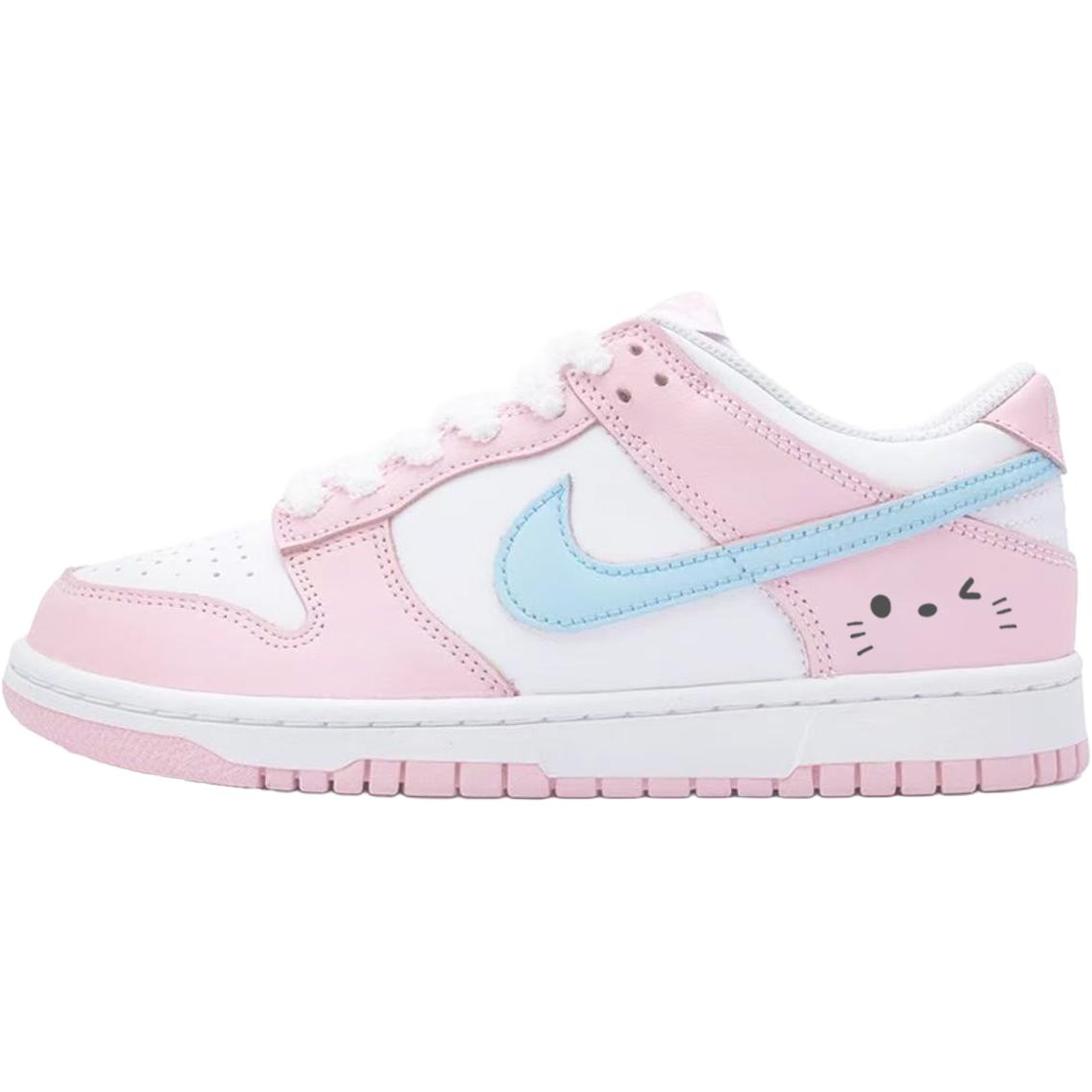 

Nike Dunk Sweet Peach, студенческая вечеринка, кожаная амортизация, износостойкие низкие скейтерские кроссовки pink unisex