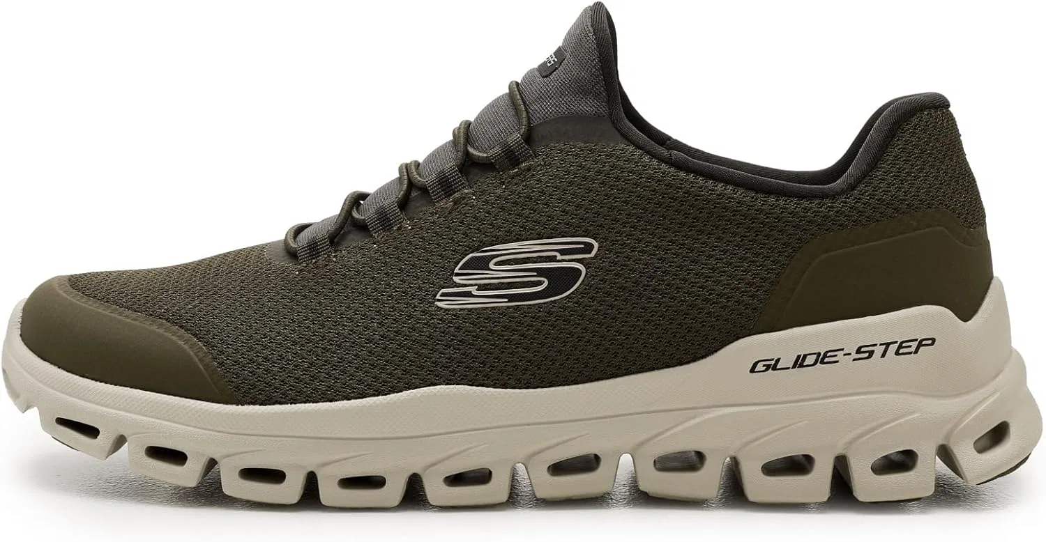 Кроссовки Skechers Men's Glide-Step Noltek, Olive Leaf For Me Leaf It To Me — фото 4