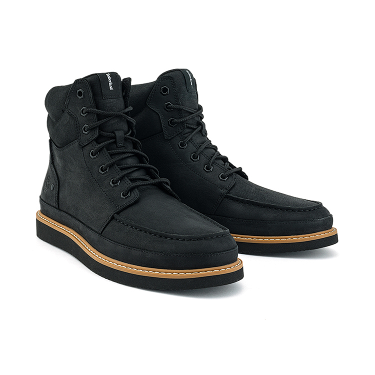 Мужские ботинки Timberland кожаные износостойкие, черный — фото 3