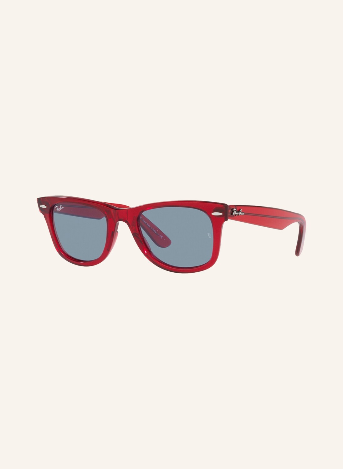 

Солнцезащитные очки rb2140 wayfarer Ray-Ban, цвет 661456 - ROT/BLAU