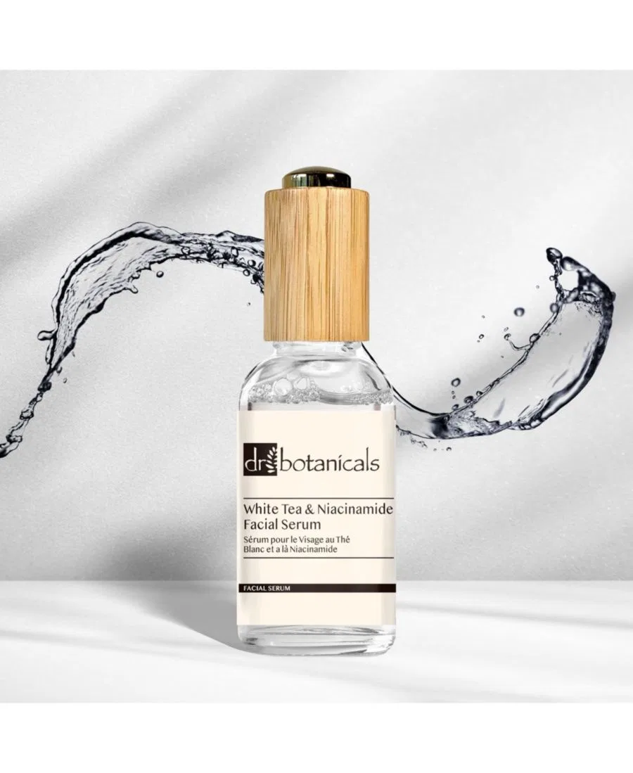 Сыворотка Dr. Botanicals — Для лица с белым чаем и ниацинамидом, 30 мл — фото 4