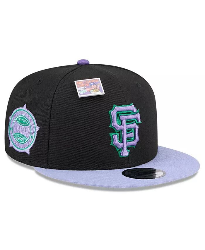 

Мужская черная/фиолетовая бейсболка San Francisco Giants Grape Big League Chew Flavor Pack 9FIFTY Snapback Hat New Era, черный