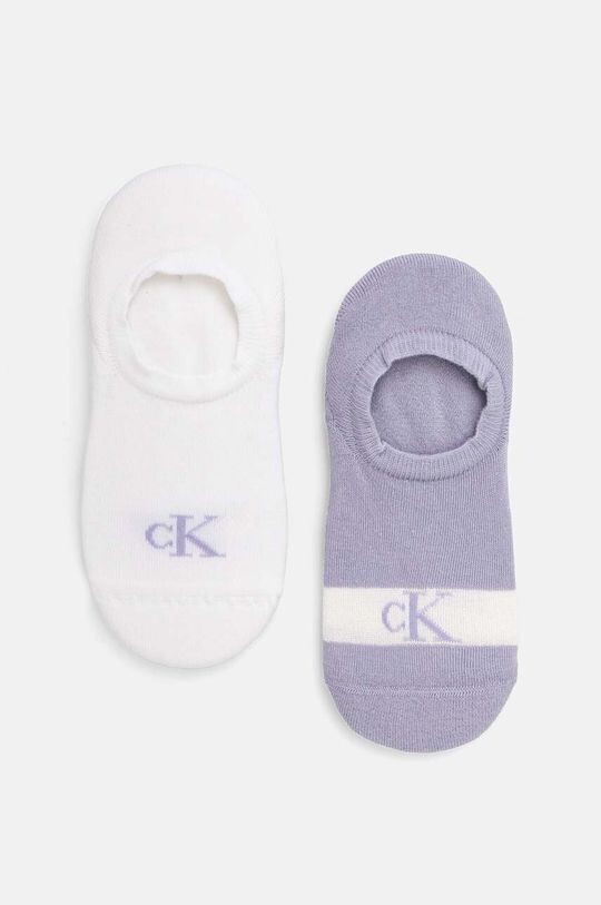 

2 пары носков Calvin Klein Jeans, фиолетовый