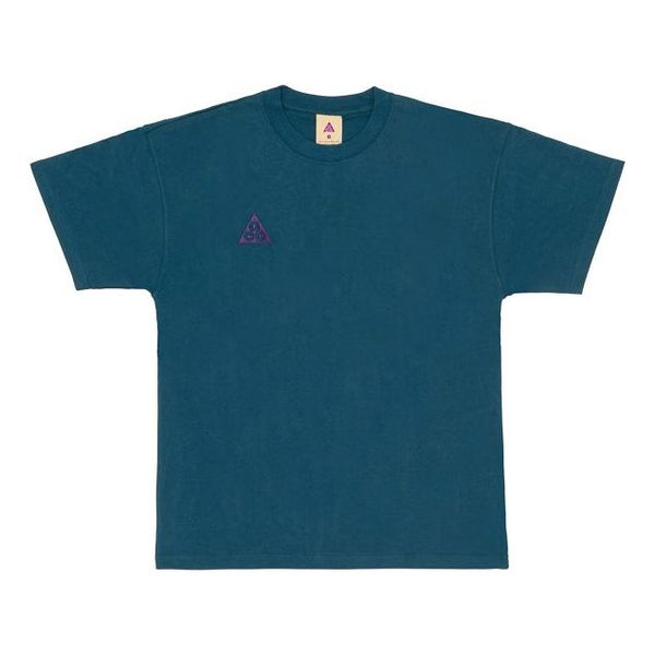 

Футболка acg small logo embroidered short sleeve blue / purple royal blue Nike, синий