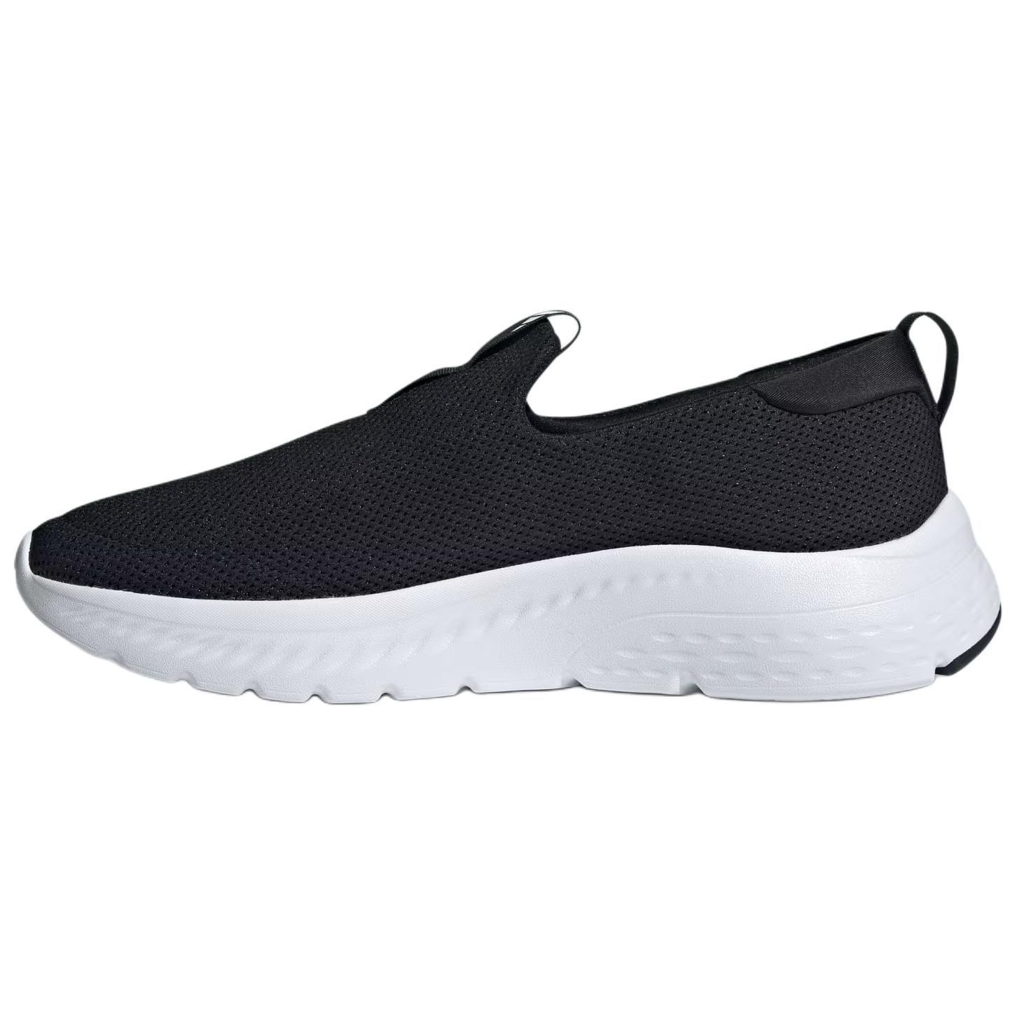 Adidas Cloudfoam Move Lounger Core Black Cloud White Hi Res Yellow, черно-белый — фото 2