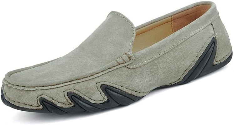 

Мужские повседневные замшевые лоферы с противоскользящей и прочной подошвой, мокасины, легкие и удобные, легко носить и снимать Zestrelax, зеленый
