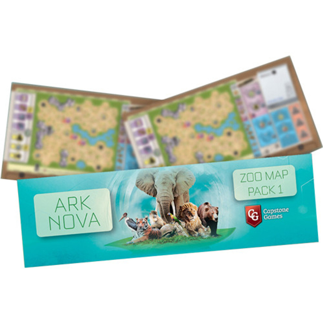 

Настольная игра Ark Nova: Zoo - Map Pack 1