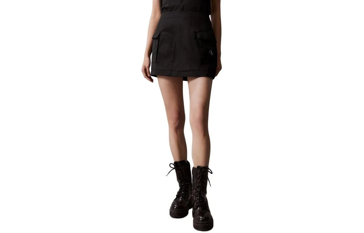 Calvin Klein Повседневная короткая юбка женская Space Black