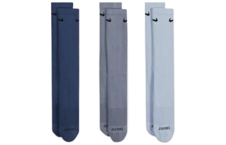 

Мужские носки до середины голени Nike, 1 Set 3 Pack (Blue/Light Blue/Gray)