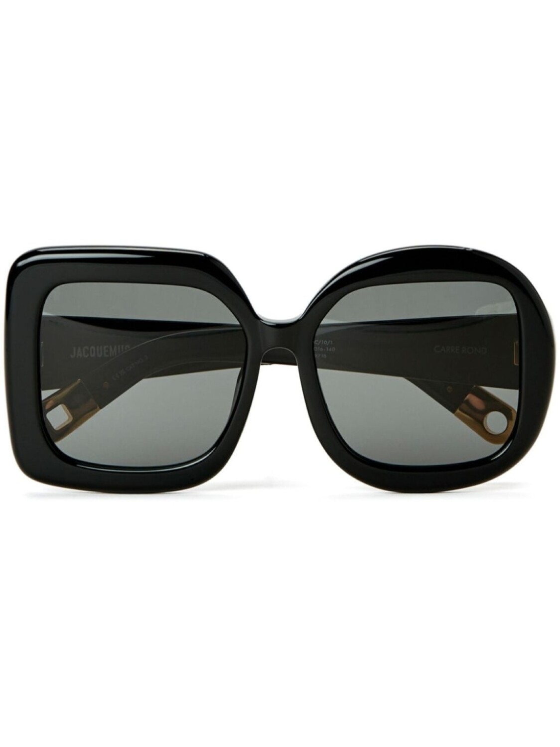 

Jacquemus солнцезащитные очки Carre, черный
