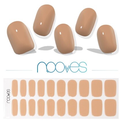 

NOOVES NAILS Премиум-затвердевшая гелевая фольга для ногтей Cru au Soleil Коричневые полуотвержденные гелевые полоски для ногтей Полуперманентные гелевые наклейки