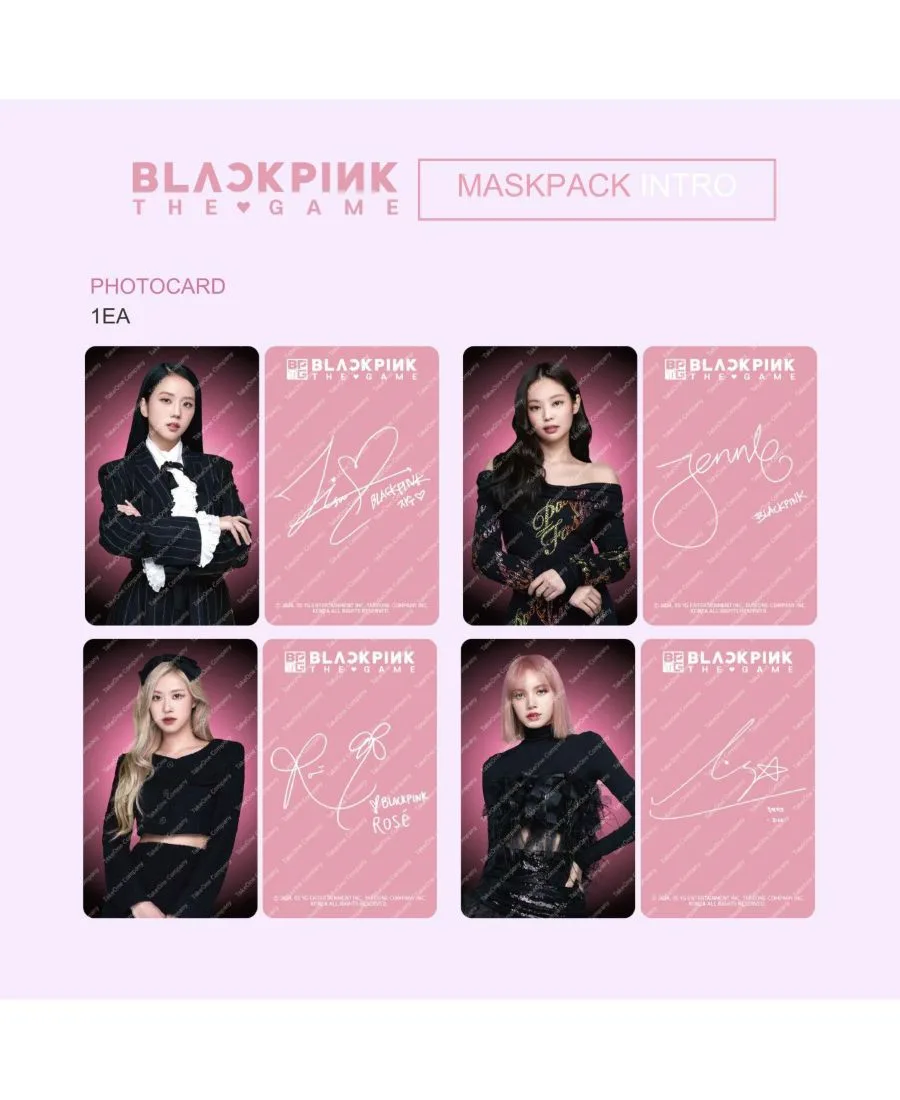 SIIA Cosmetics Набор масок BLACKPINK THE GAME - ROSE (гиалурон) — фото 3