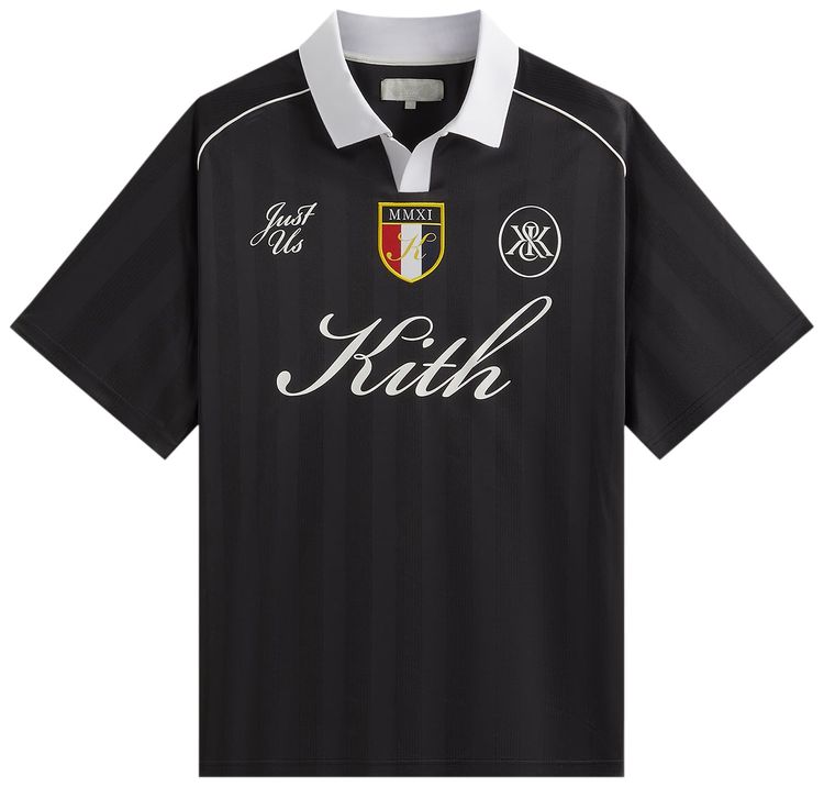 

Топ Kith Shadow Stripe Marcel Soccer Top 'Black', черный