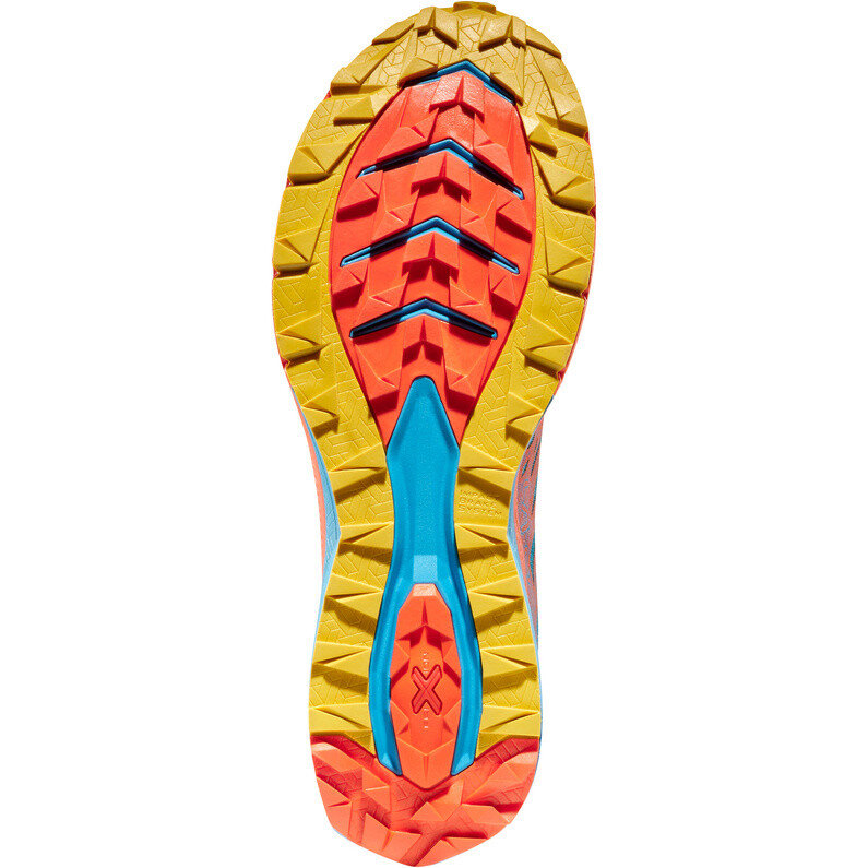 Мужские туфли Jackal II La Sportiva, цвет Cherry Tomato-Tropic Blue — фото 3