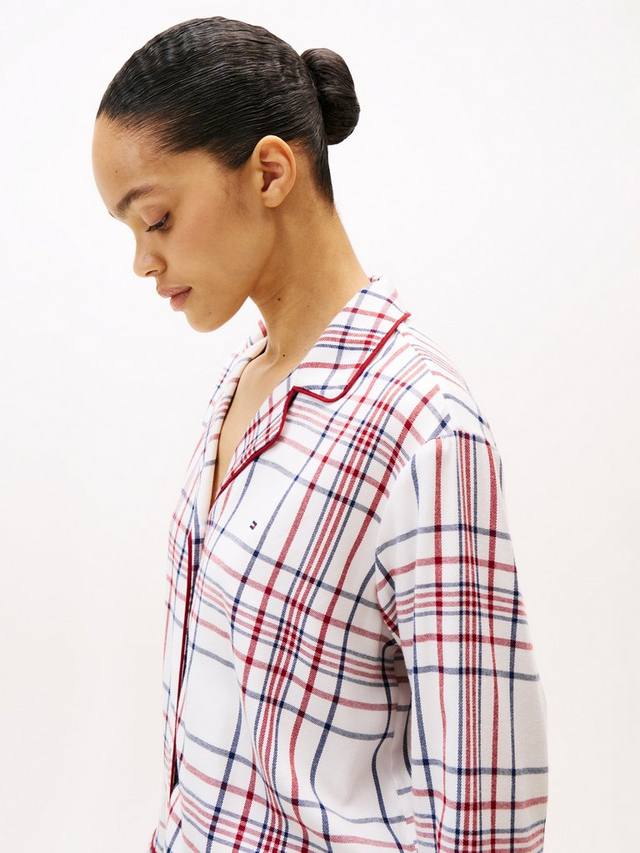 Подарочный набор: фланелевая пижама и тапочки Essential Tommy Hilfiger, Multi — фото 4