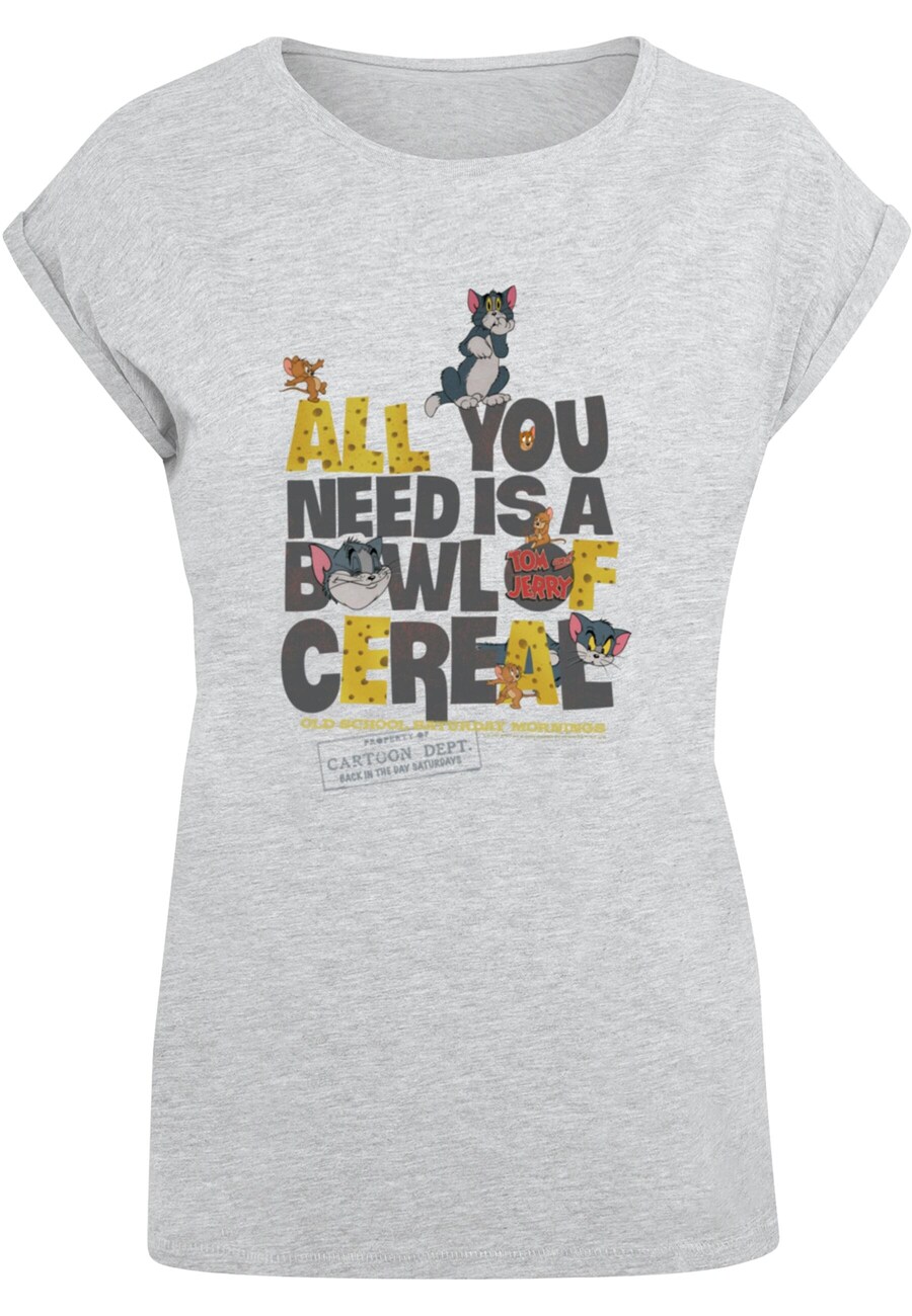 

Рубашка ABSOLUTE CULT Tom and Jerry - All You Need Is, цвет Anthracite/mottled grey