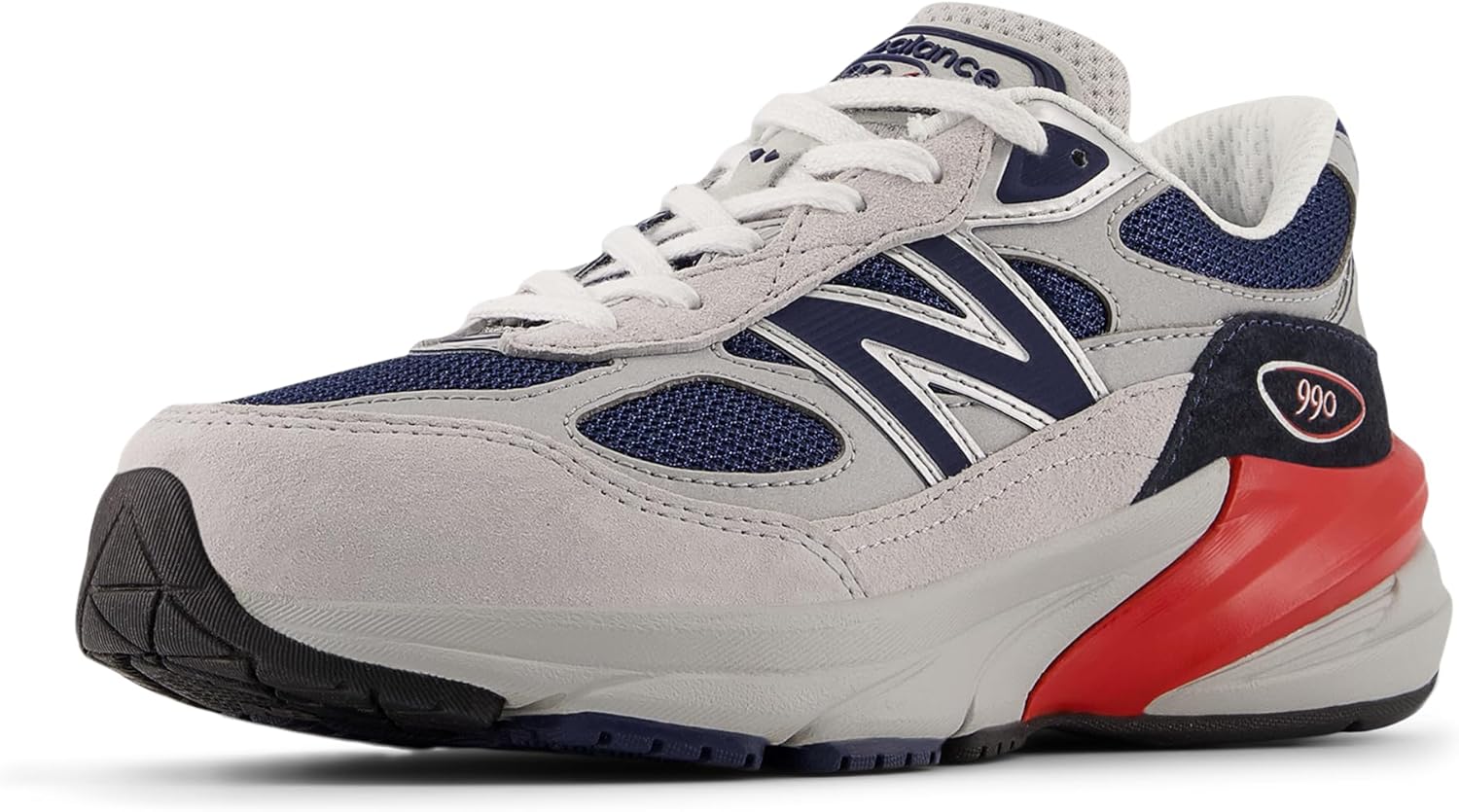 

Детские кроссовки New Balance 990 V6 на шнуровке, серый