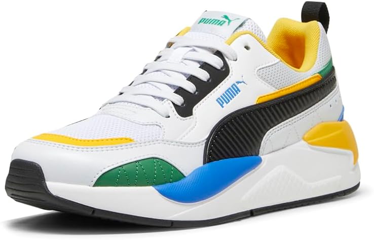 Мужские кроссовки PUMA X Ray 2 Square с шнуровкой, повседневные- белые — фото 2