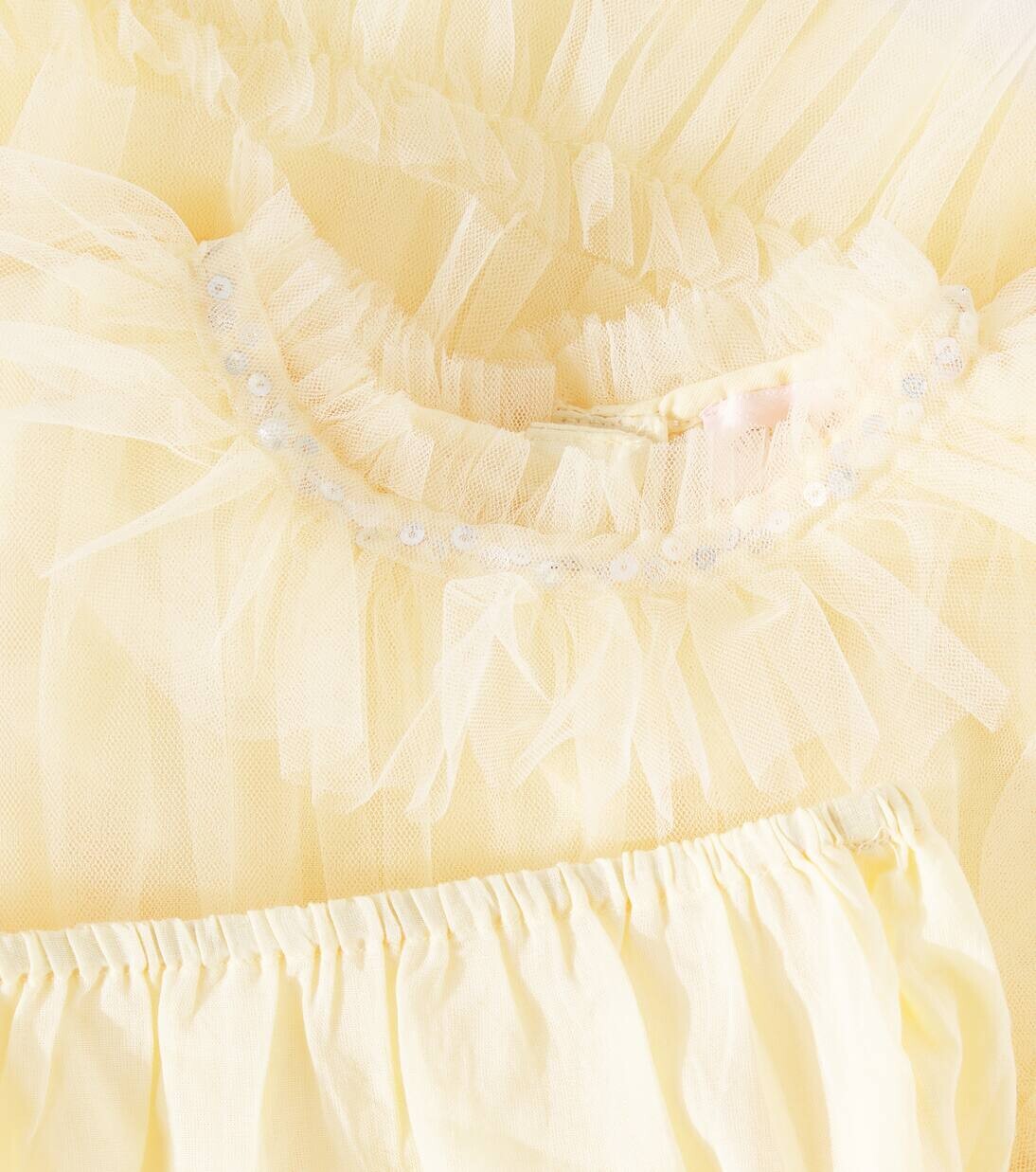 Комплект из фатинового платья и панталон Baby Annabelle Tutu Du Monde, цвет corn silk — фото 3