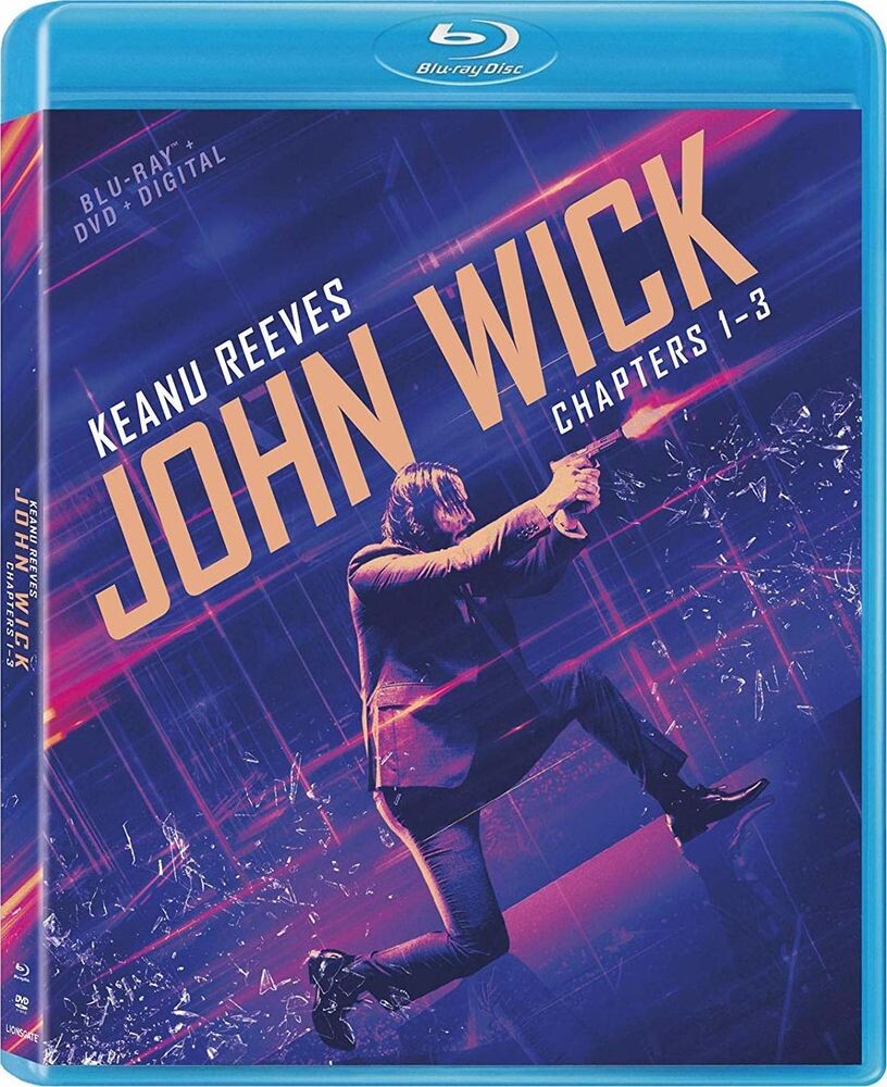 

Диск Blu-ray John Wick: Chapters 1-3