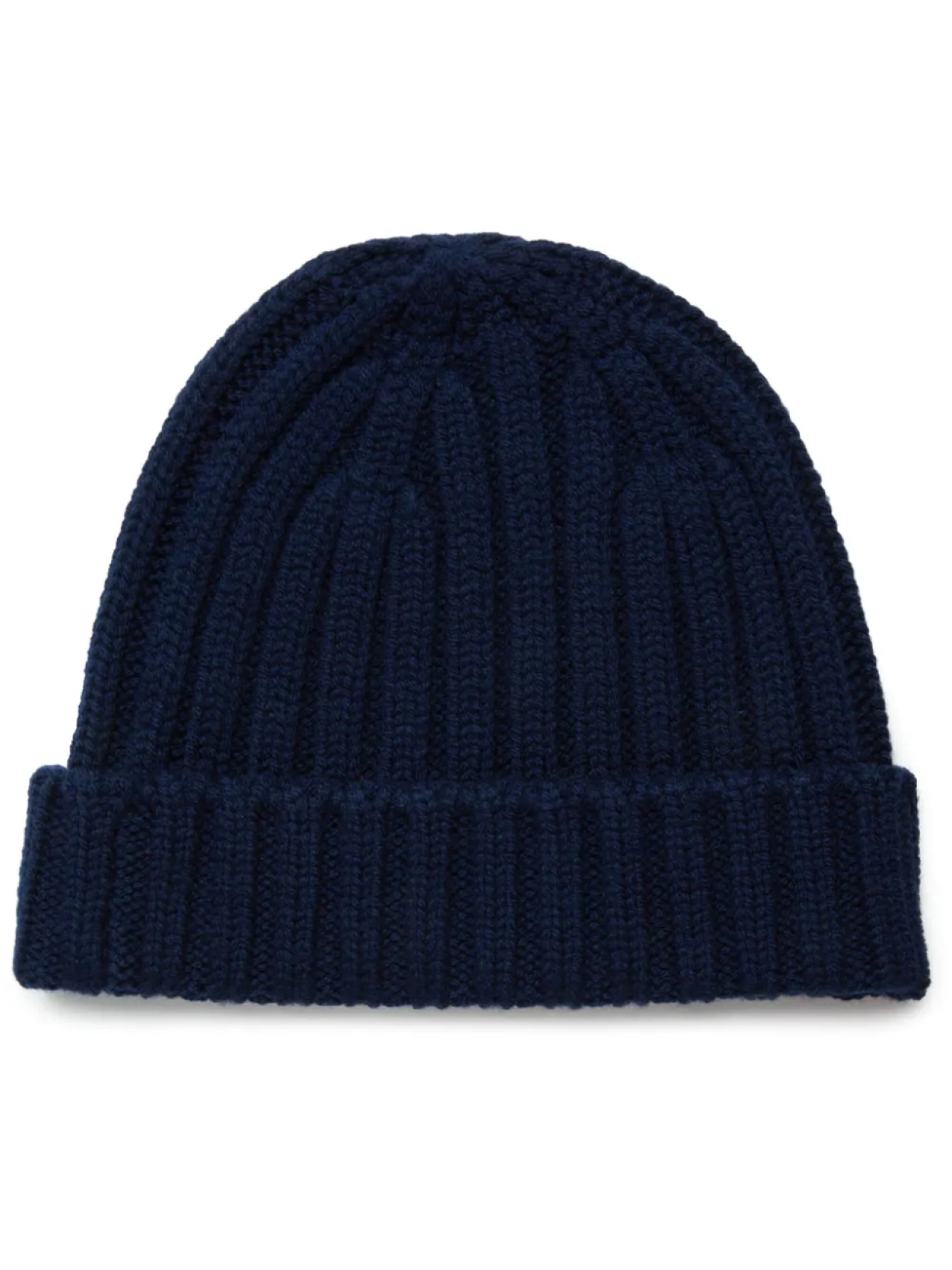 

Шапка бини из шерсти мериноса Brooks Brothers, синий