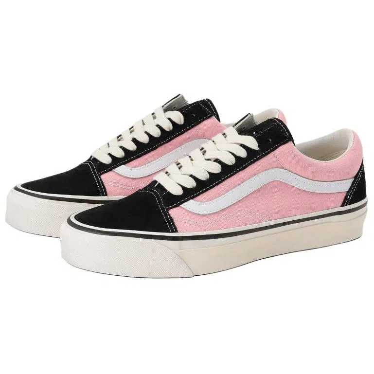 Скейтбординг кеды Old Skool Vans Pink/Black — фото 4