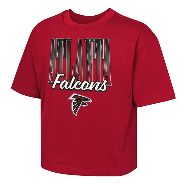 

Детская футболка Atlanta Falcons Big City Boxy красная Outerstuff