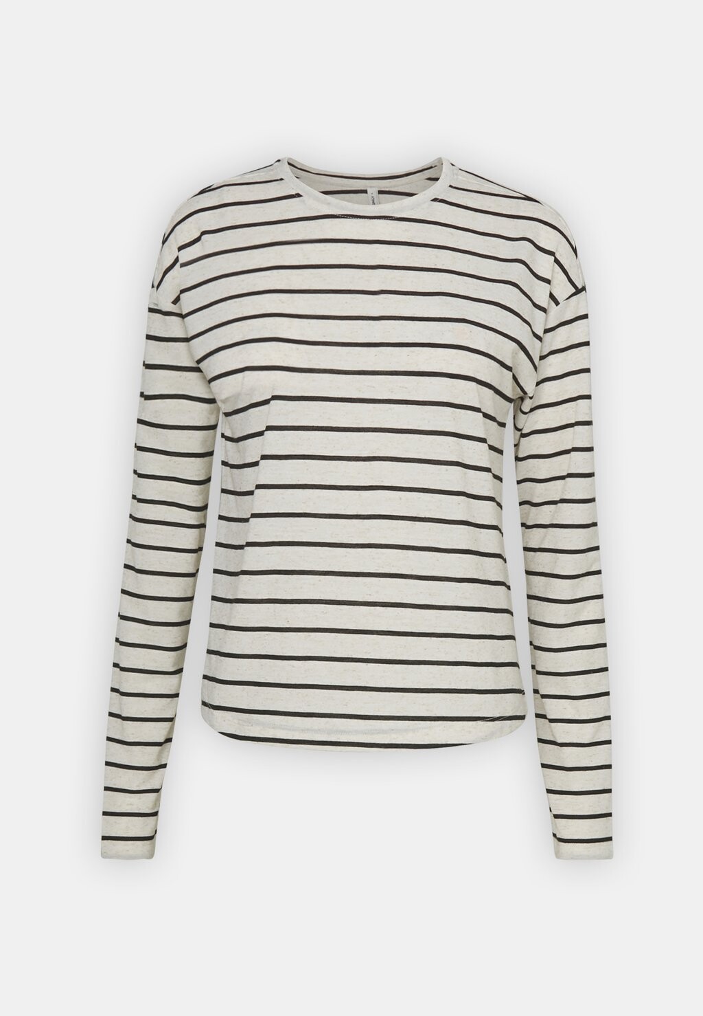 

Топ с длинными рукавами Onlcrissie Stripe ONLY, овсяный/черный