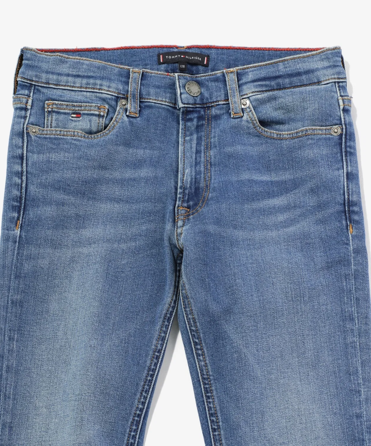 Джинсы Regular Fit Tommy Hilfiger светло-голубые — фото 3