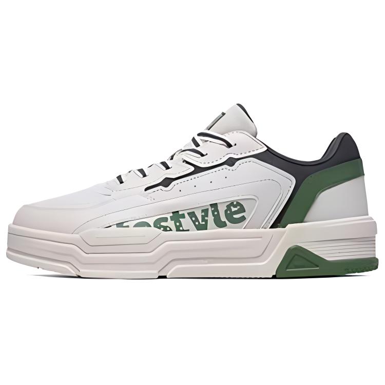 

361° Мужские низкие противоскользящие износостойкие скейтерские кроссовки Beige Gray Green