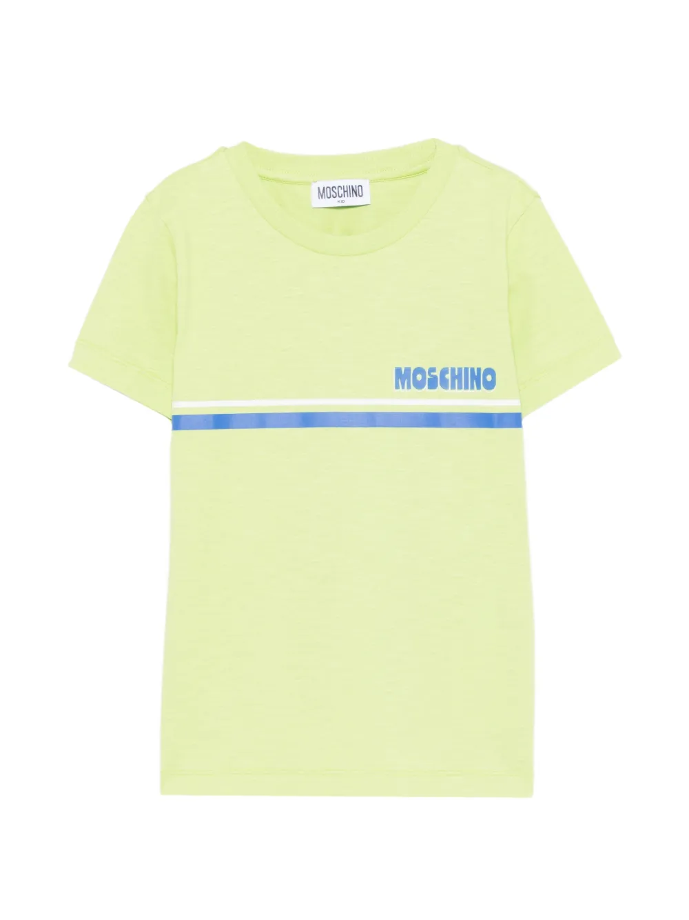 

Футболка с логотипом Moschino Kids, зеленый