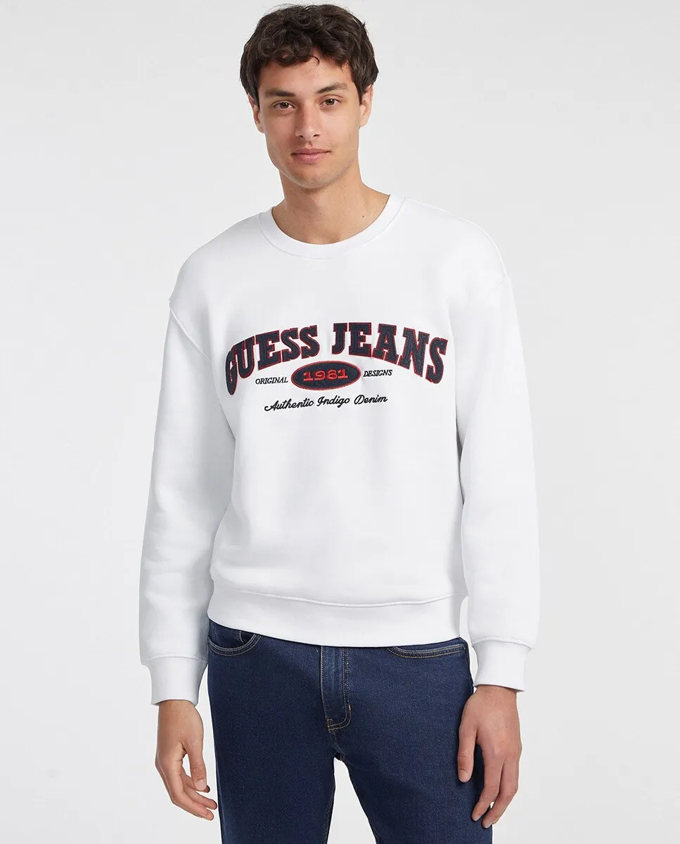 

Толстовка с капюшоном Guess Jeans, белый