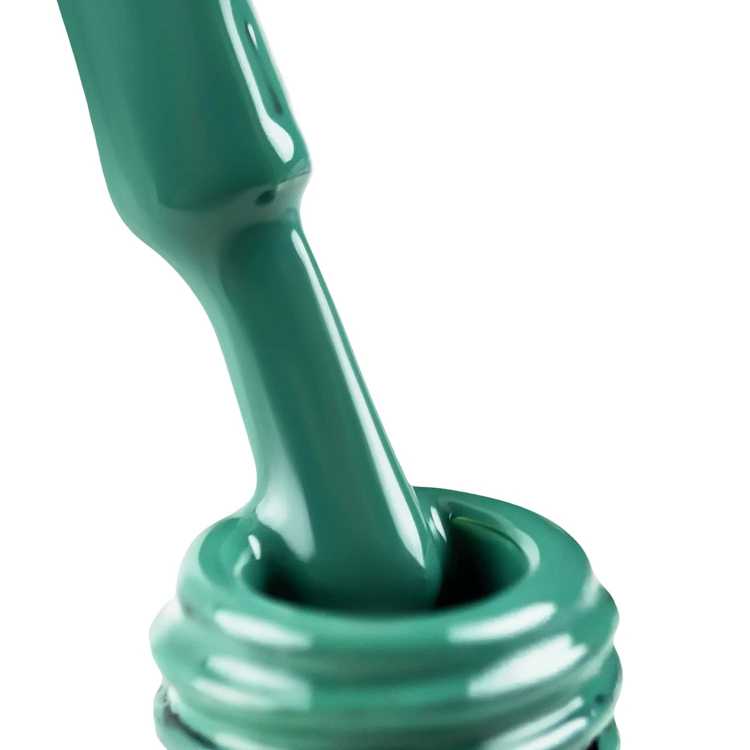 Зеленый гибридный лак для ногтей «Pure Green» 10 мл Pb Nails — фото 2