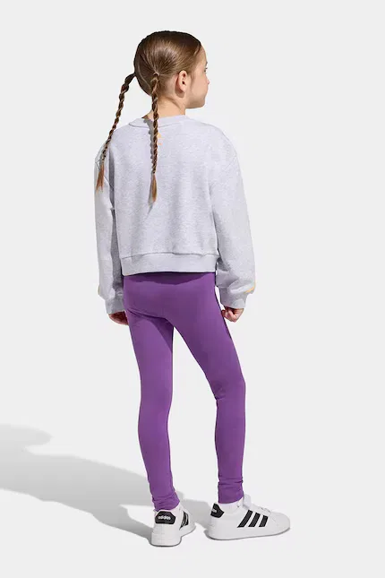 Комплект детский из эластичного трикотажа Adidas, серый — фото 4