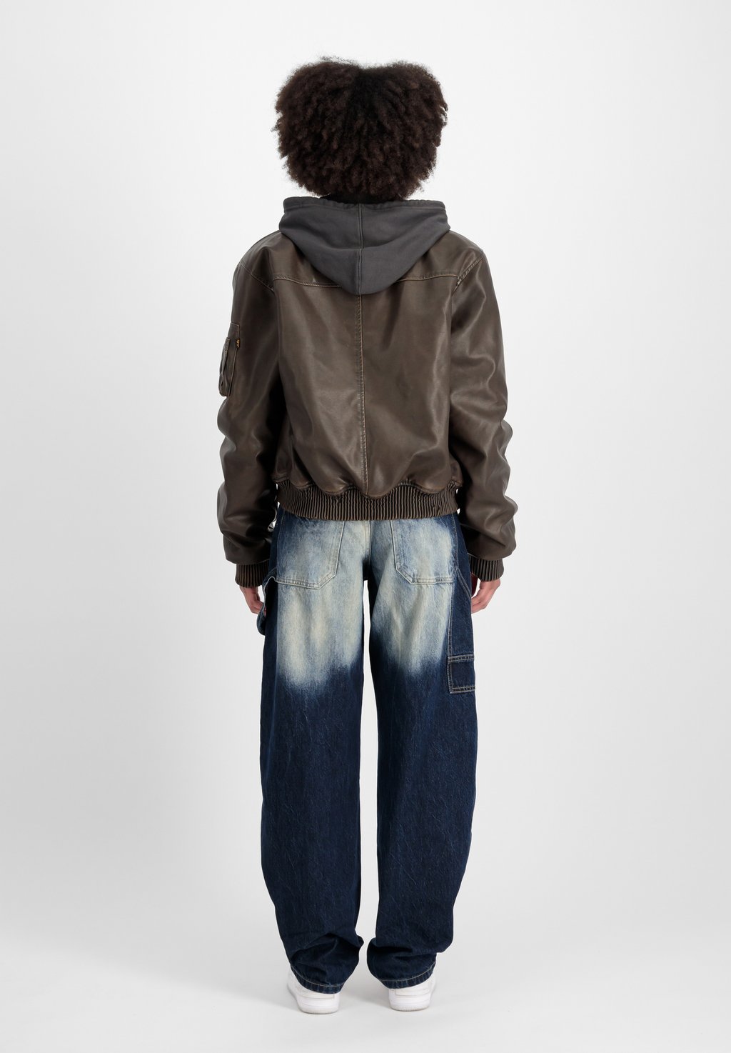 

Куртка из искусственной кожи MA FL VINTAGE WMN Alpha Industries, хаки