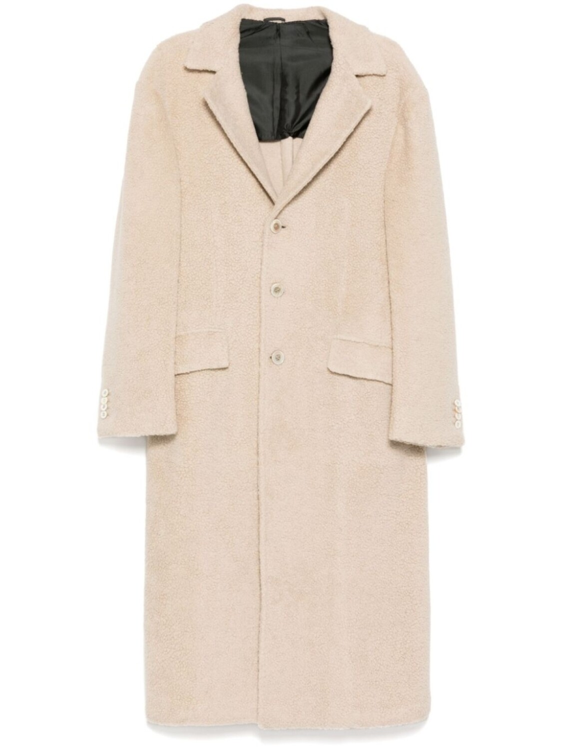 

Kiton однобортное пальто, нейтральный
