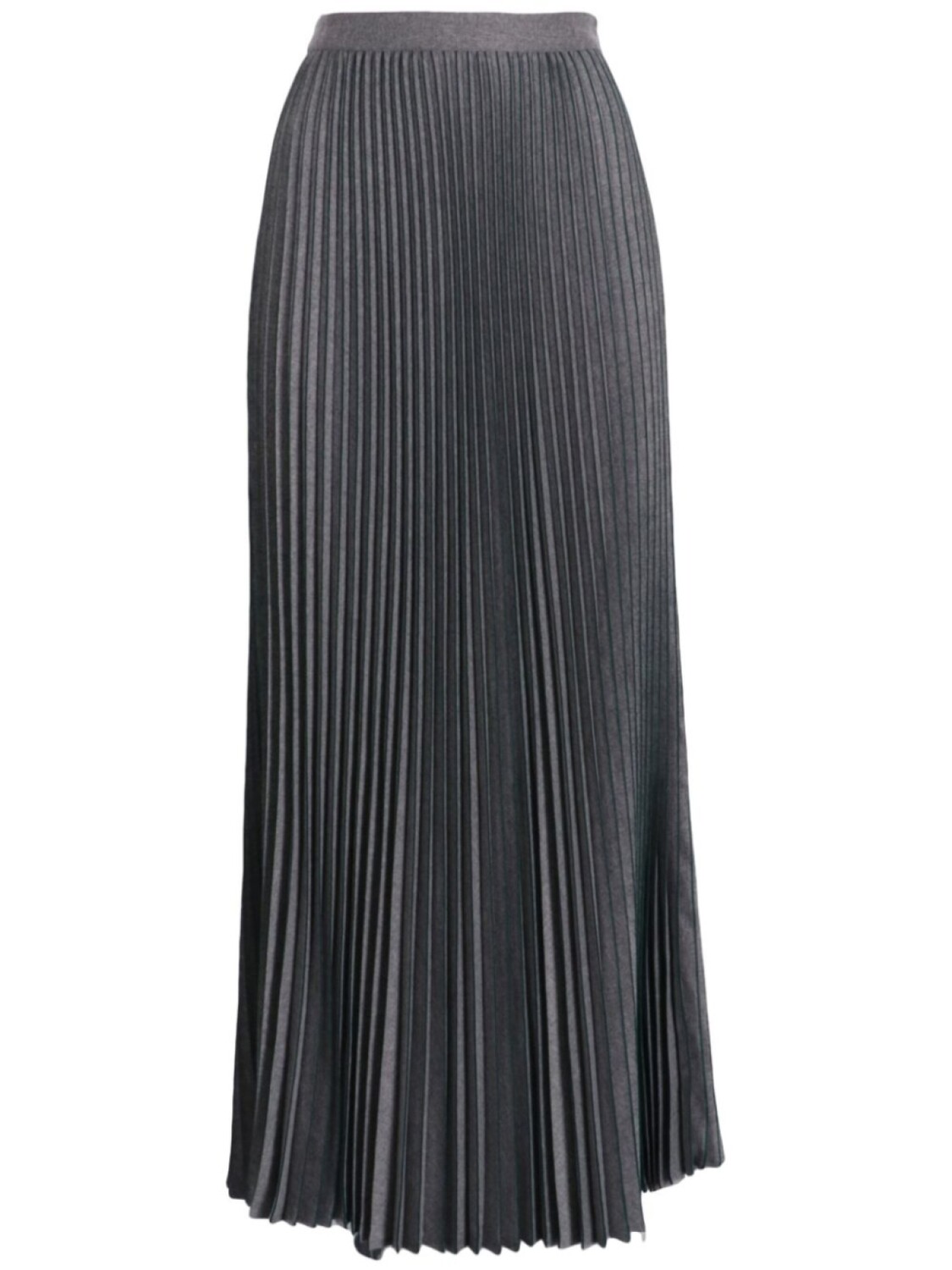 

Плиссированная юбка макси Emporio Armani, серый