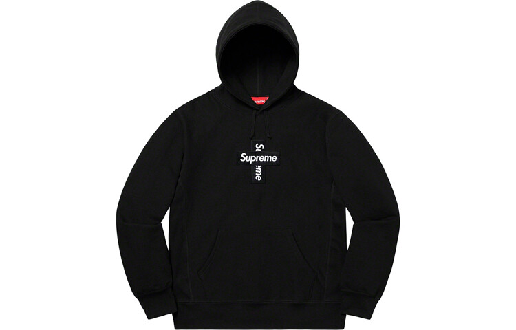 

Толстовка Supreme Cross Box Logo, черный