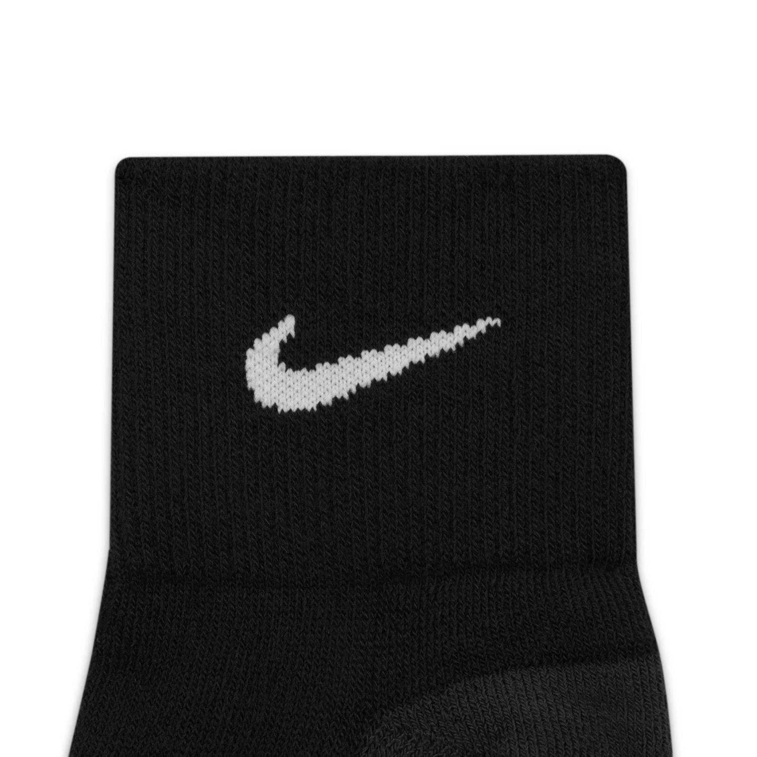 Женские 3 пары носков для тренировок с максимальной амортизацией Nike на каждый день Nike, черный — фото 2