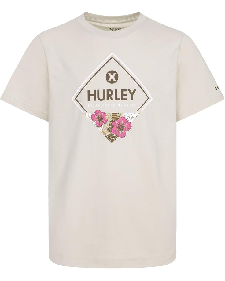 

Футболка Hurley Kids Floral Diamond Tee, цвет Rattan
