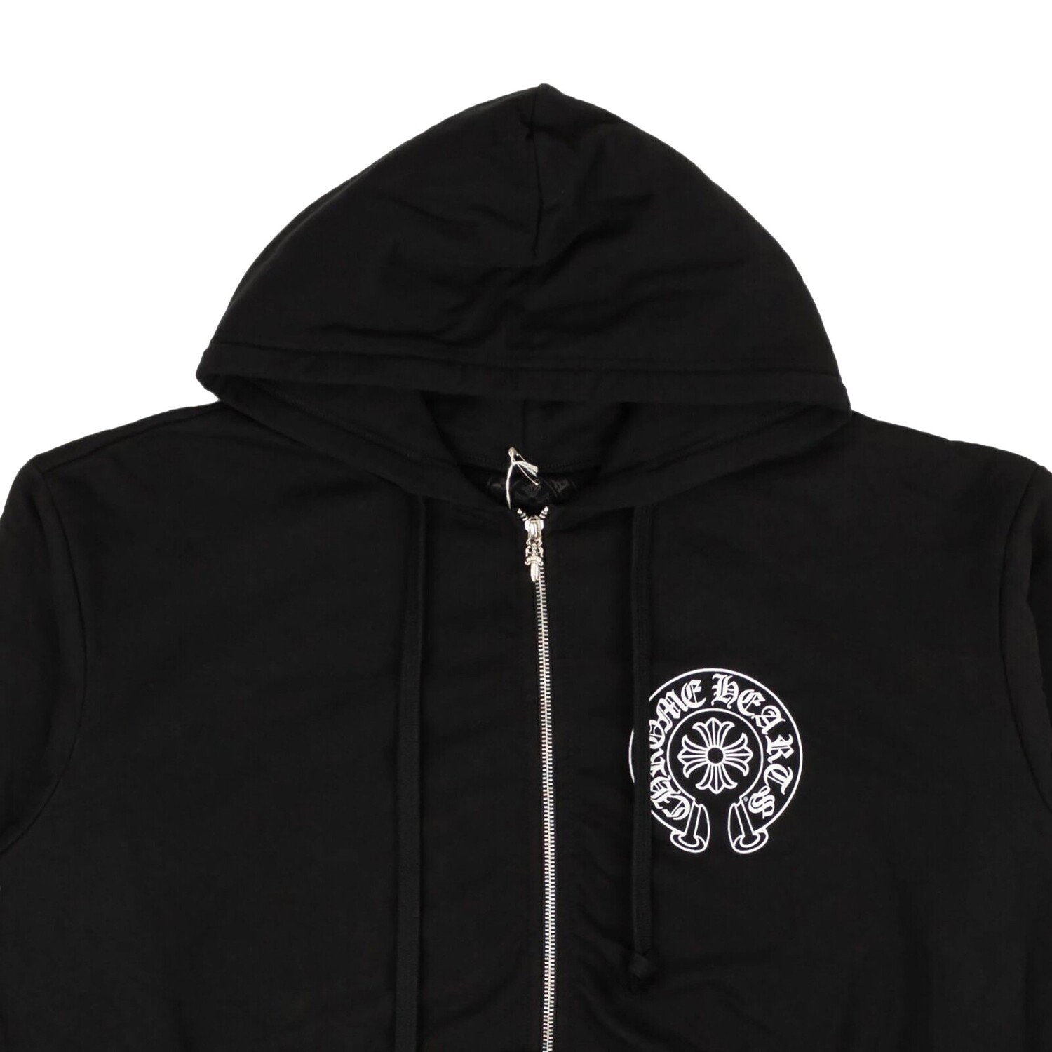 Толстовка с капюшоном на молнии Chrome Hearts Los Angeles, цвет Черный — фото 3