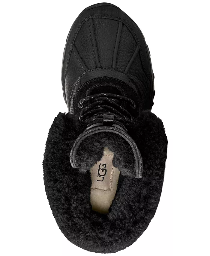 Женские сапоги UGG Adirondack XXV с круглым носком Ugg, черный — фото 4