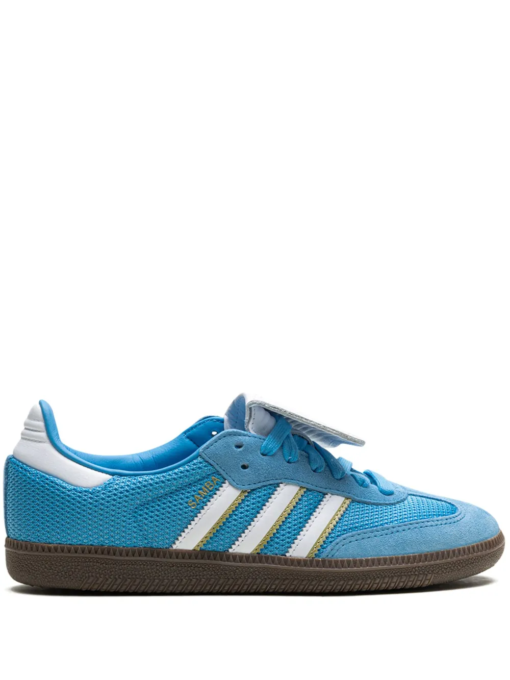 Кроссовки Samba Lt Blue Burst Adidas, синий