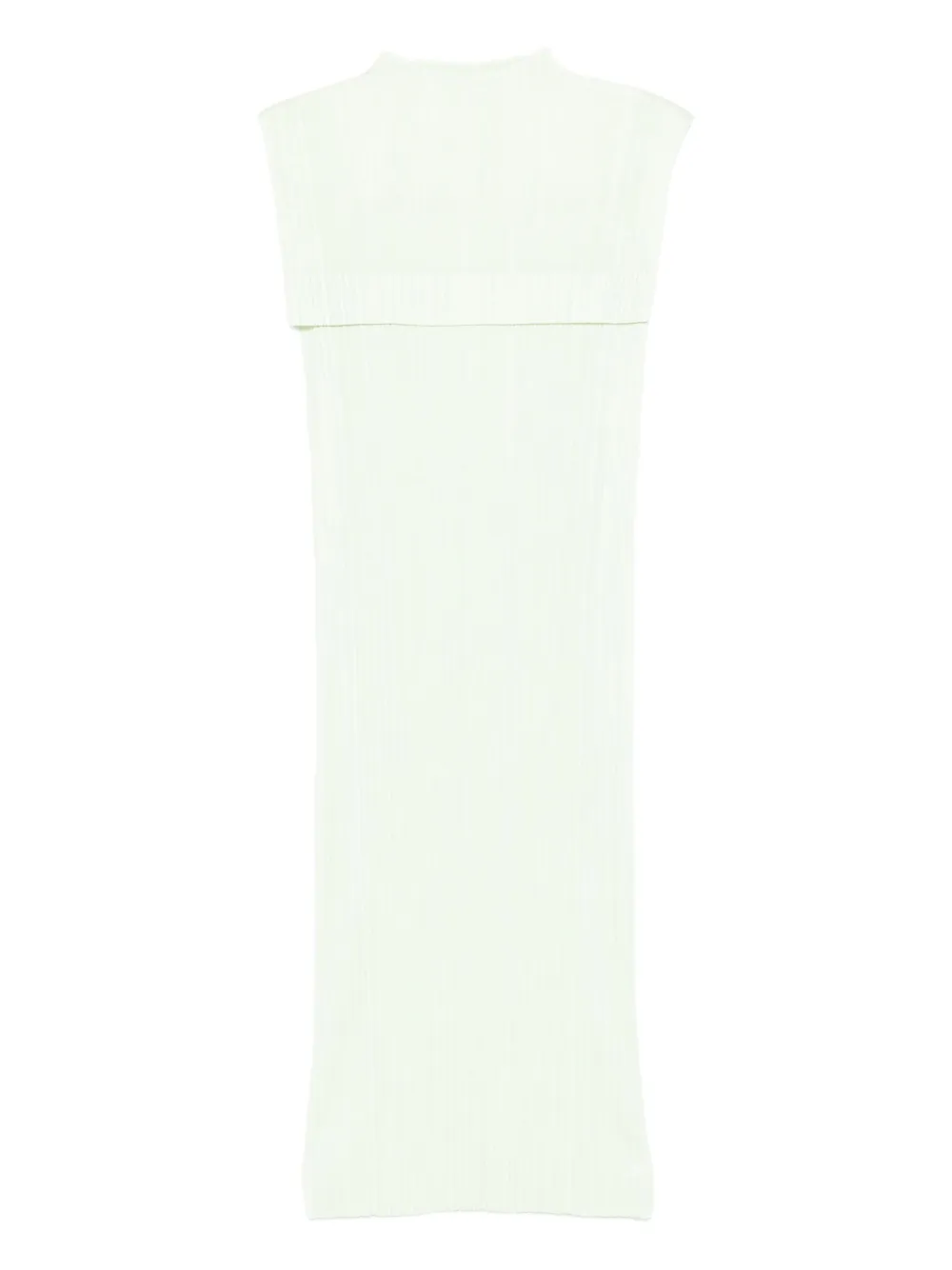 

Платье миди с воротником-стойкой Pleats Please Issey Miyake, черный